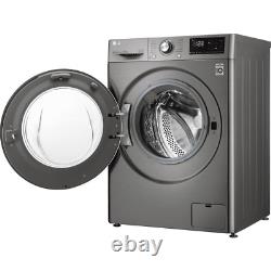 LG FAV310SNE 10Kg Washing Machine 1400 RPM B Rated Graphite 1400 RPM