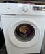 Logik Front-loading Freestanding Washing Machine White, Time Remaining Display