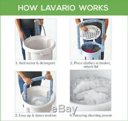 Lavario Portable Clothes Washer (Non-Electric Washing Machine)