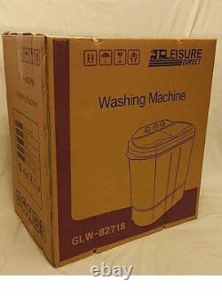 Leisure Direct 230v Twin Portable Washing Machine For Students Spin Function