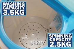 Leisurewize 3KG Twin Tub Portable Washing Machine