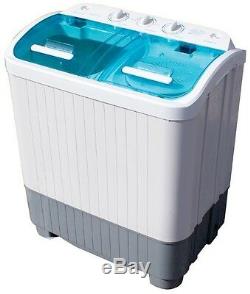 Leisurewize New Deluxe Twin Tub Washing Machine Spin Dryer 250w Wash Power