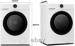 Midea MF200W70B/E Freestanding Washing Machine, BLDC Motor, 7kg 1400RPM, White