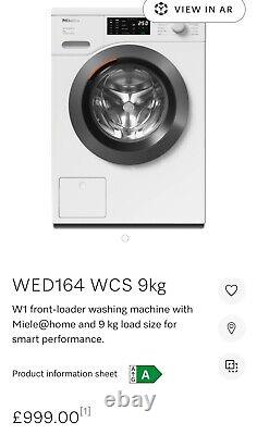 Miele Active WEA025 WCS 7Kg 1400 Spin Washing Machine White Colour