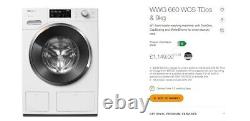 Miele W1 WWG660 Pwash & 9KG Washing Machine White Colour Energy? +++
