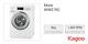 Miele Wwe760 Twindos Freestanding Washing Machine, 8kg Load, A+++ Rrp £899