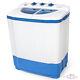 Mini Washing Machine 4,5 Kg Portable Twin Tub Camping Washer + Spin Dryer