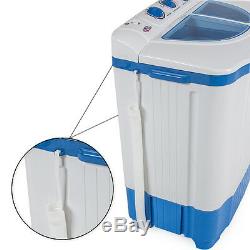 Mini Washing Machine 4,5 kg Portable Twin Tub Camping Washer + Spin Dryer