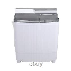 Mini Washing Machine Compact Twin Tub Washer Spinner Clothes Dryer Apartments RV