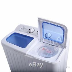 Mini Washing Machine Washer Dryer Set Spin RV Camper Laundry Drying Combo White
