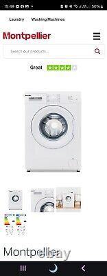 Montpellier MWM61200W 6Kg 1200 RPM Washing Machine White