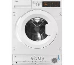 New Graded LOGIK LIW812W22 Integrated 8 kg 1200 Washing Machine RRP£329 P93