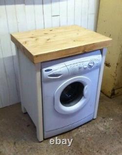 Pine Freestanding Handmade Appliance Gap Unit Dishwasher Washing Machine Housing