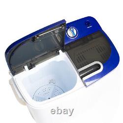 Portable Compact Mini Twin Tub Washing Machine and Spin Cycle 3.6KG Washer UK