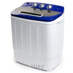 Portable Mini Twin Tub Washing Machine and Spin Cycle 3.6KG Washer 220V UK Stock