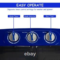 Portable Mini Washing Machine Laundry Washer Compact Dryer for Clothes 3.6kg