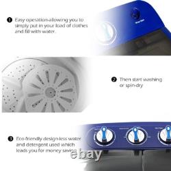 Portable Mini Washing Machine Laundry Washer Compact Dryer for Clothes 3.6kg