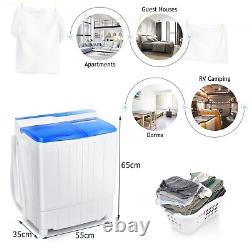 Portable Washing Machine Durable Twin Tub Washer and Dryer Combo
