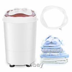 Portable Washing Machine Mini Single Tub Compact Spin & Dryer Laundry Washer UK