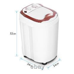 Portable Washing Machine Single Tub Compact Laundry Washer Machine Spin & Dryer