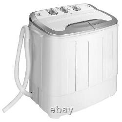 Portable Washing Machine Twin Tub Laundry Washer Machine 3.6KG Washer+2KG Dryer