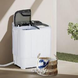 Portable Washing Machine Twin Tub Laundry Washer Machine 3.6KG Washer+2KG Dryer