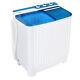 Portable Washing Machine Twin Tub Laundry Washer Machine 7.5kg Washer+3kg Dryer