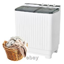 Portable Washing Machine Twin Tub Laundry Washer Machine 7.5KG Washer+3KG Dryer