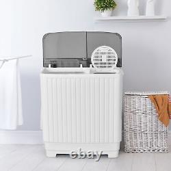 Portable Washing Machine Twin Tub Laundry Washer Machine 7.5KG Washer+3KG Dryer