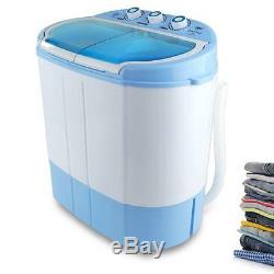 Pyle Compact & Portable Washer & Dryer, Mini Washing Machine and Spin Dryer