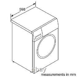 Refurbished Bosch Serie 8 WAX32GH4GB Freestanding 10KG 1600 Spin Washing Machine