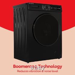 Russell Hobbs Washing Machine 8kg 1400rpm Black Freestanding RH814W111B