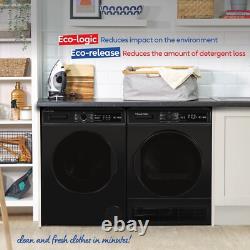 Russell Hobbs Washing Machine 8kg 1400rpm Black Freestanding RH814W111B