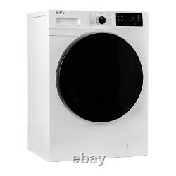 SIA SWM84KW 8kg 1400RPM Washing Machine, 16 Programs, 3-24hr Delay Timer