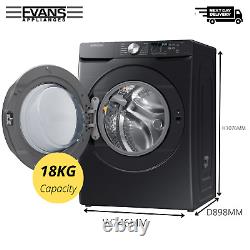 Samsung WF18T8000GV 18KG Commercial Large Capacity Washing Machine In Black