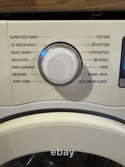 Samsung WW80J5556MW 8kg EcoBubble Washing Machine White Fully Working