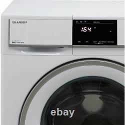 Sharp ES-HFB8143WD-EN 8Kg 1400 RPM Washing Machine White D Rated New