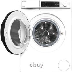 Sharp ES-NFB814BWNA-EN 8Kg Washing Machine White 1400 RPM A Rated