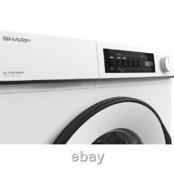 Sharp ES-NFB814BWNA-EN 8Kg Washing Machine White 1400 RPM A Rated