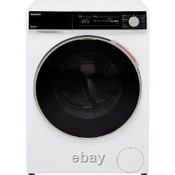 Sharp ES-NFH014CWB 10Kg Washing Machine 1400 RPM B Rated White 1400 RPM