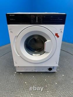 Sharp ES-NIH714BWA-EN Integrated 7kg 1400 Spin Washing Machine White 33141
