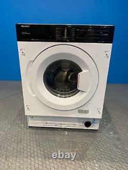 Sharp ES-NIH814BWA-EN Integrated 8kg 1400 Spin Washing Machine White 16489