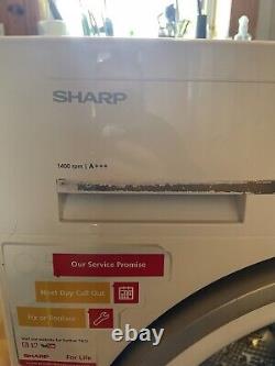 Sharp ESGL74W 7kg 1400rpm A++ Washing Machine White