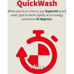 Sharp Integrated Washing Machine 7kg 1400rpm A rated ES-NIH714BWA-EN