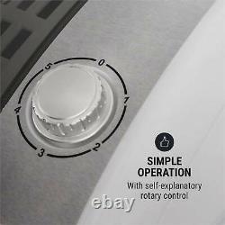 Spin Tumble Dryer Machine Clothes Laundry Drying 3.8 kg Top Load Timer White