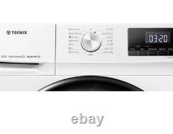 Teknix 12kg 1400 Spin Freestanding Washing Machine White TKW12142HW