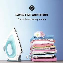 Tumble Dryer Compact Spin Machine Clothes Laundry 45 W 1.5 kg Timer White / Blue