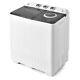 Twin Tub Washing Machine 2-in-1 Washer &spin Dryer Semi-automatic Laundry Washer