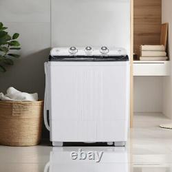 Twin Tub Washing Machine Compact Mini Laundry Washer 4.5KG Washer+1.5KG Dryer