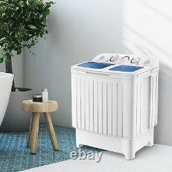 Twin Tub Washing Machine Compact Mini Laundry Washer 5KG Washer+3KG Dryer